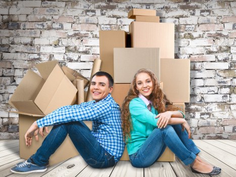 Unpacking and organising boxes in a Pimlico property