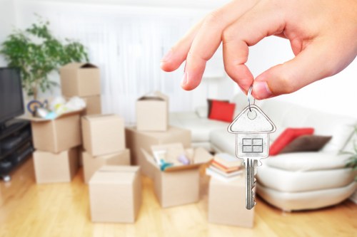 Commercial moving team planning an office relocation in Pimlico