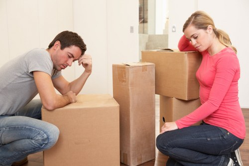 Packing and furniture protection for a Pimlico flat move