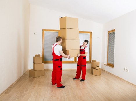 Careful loading of commercial items for a relocation in Pimlico